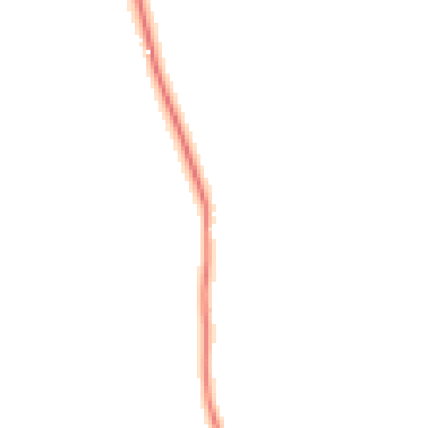 Night-time road noise heatmap for EX6 8JW