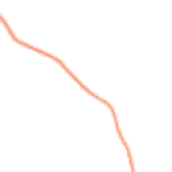 Night-time road noise heatmap for EX6 8PD