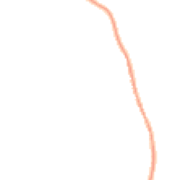 Night-time road noise heatmap for EX6 8SD