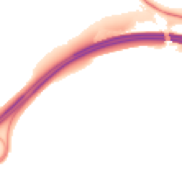 Night-time road noise heatmap for EX6 8TJ