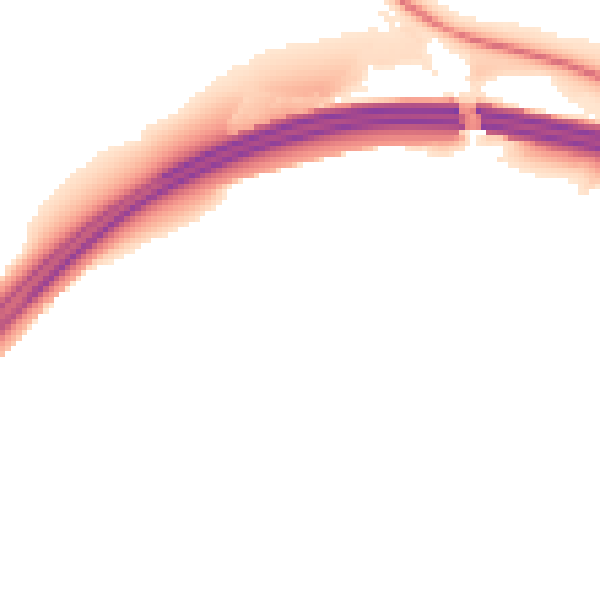Night-time road noise heatmap for EX6 8TS