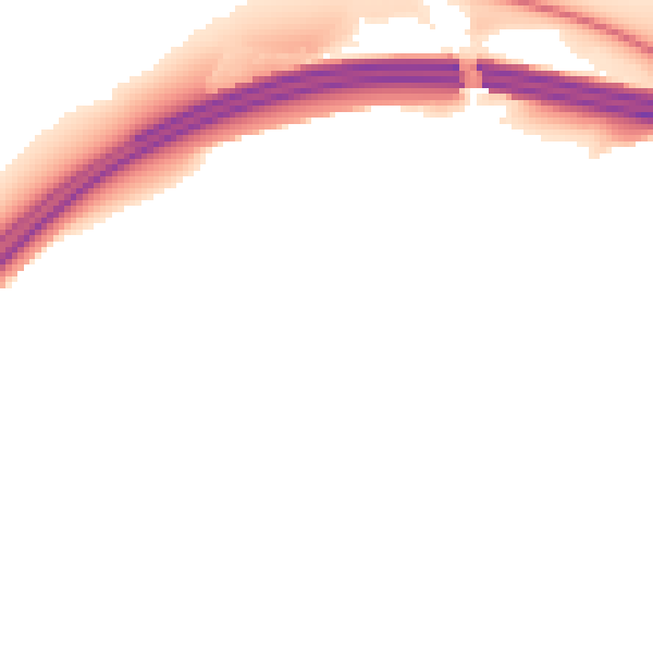 Night-time road noise heatmap for EX6 8TU