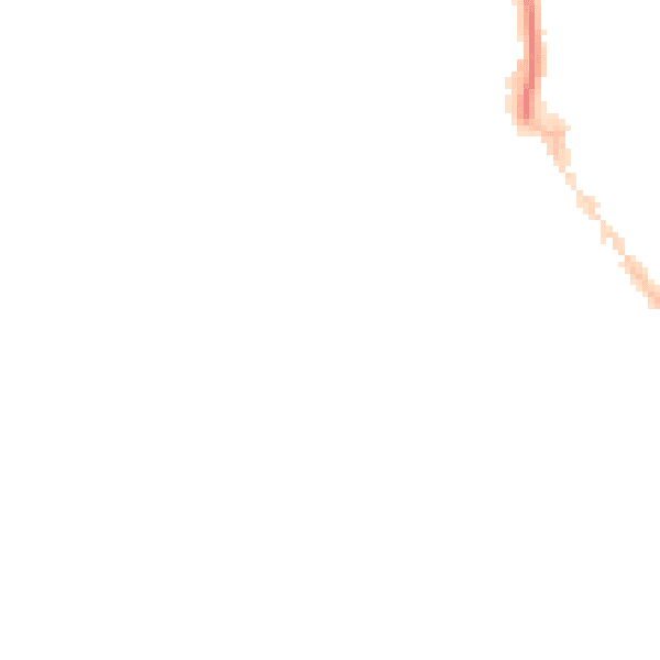 Night-time road noise heatmap for EX8 1AS