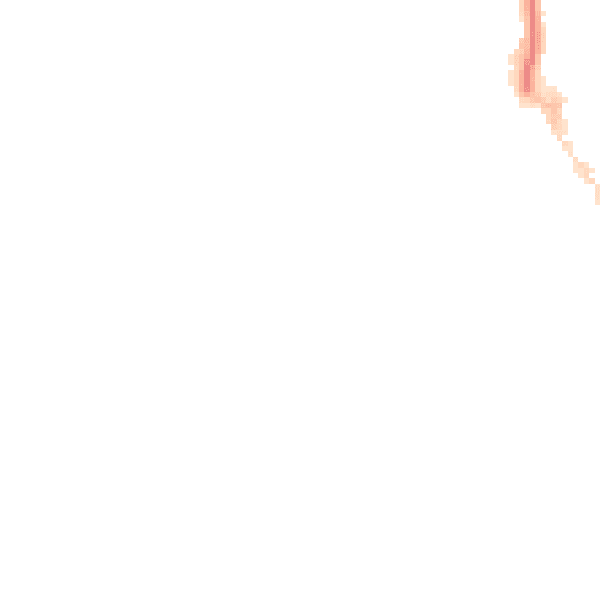 Night-time road noise heatmap for EX8 1AT