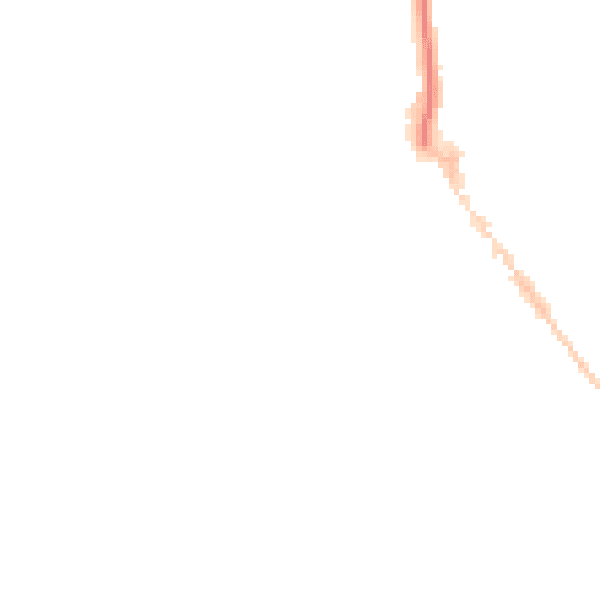 Night-time road noise heatmap for EX8 1AZ