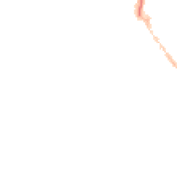 Night-time road noise heatmap for EX8 1BG