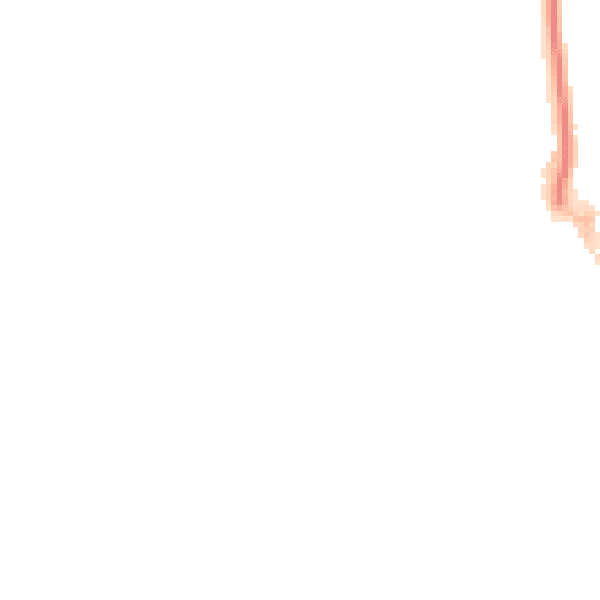 Night-time road noise heatmap for EX8 1EH