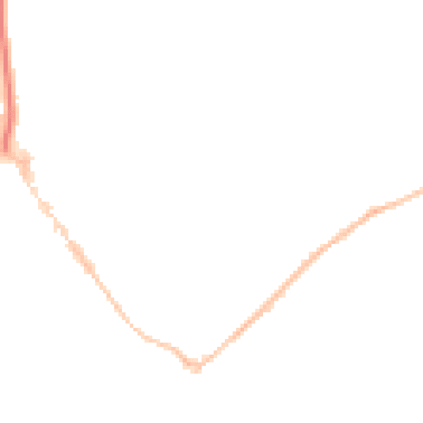 Night-time road noise heatmap for EX8 1JW