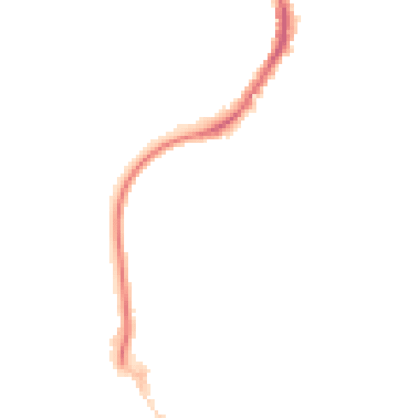 Night-time road noise heatmap for EX8 1SB