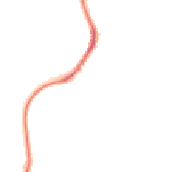Night-time road noise heatmap for EX8 1TE