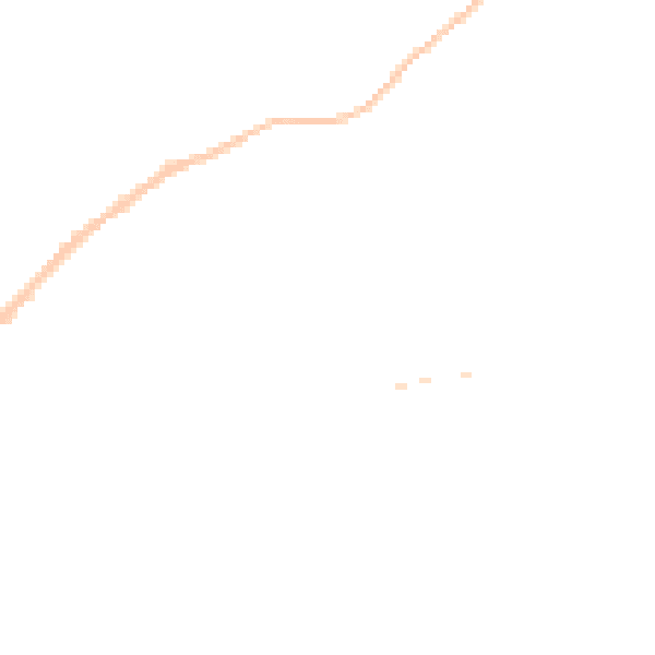 Night-time road noise heatmap for EX8 2HP