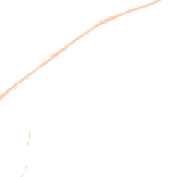Night-time road noise heatmap for EX8 2TF