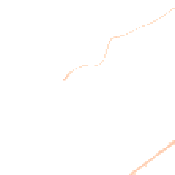 Night-time road noise heatmap for EX8 4DY