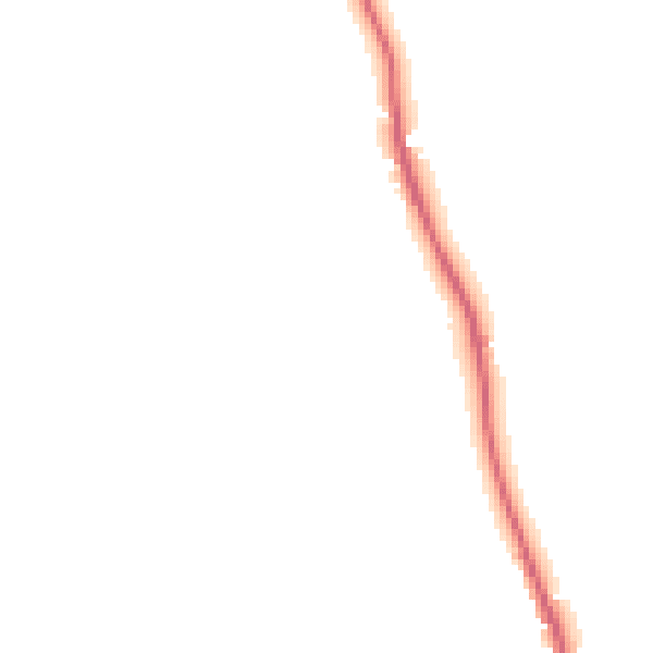 Night-time road noise heatmap for EX8 5DG
