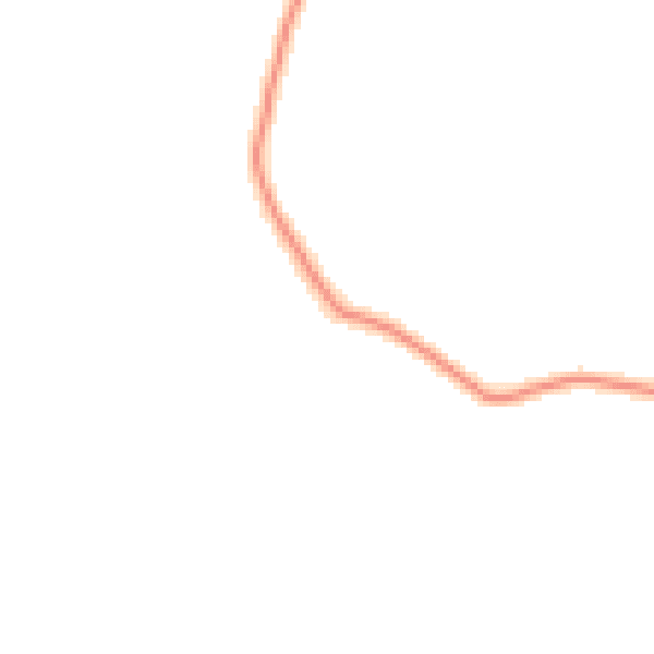 Night-time road noise heatmap for EX8 5ED