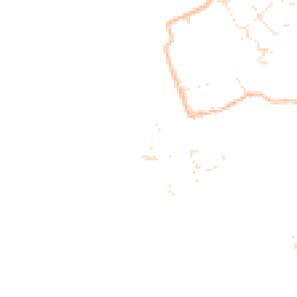 Daytime road noise heatmap for EX8 5ER