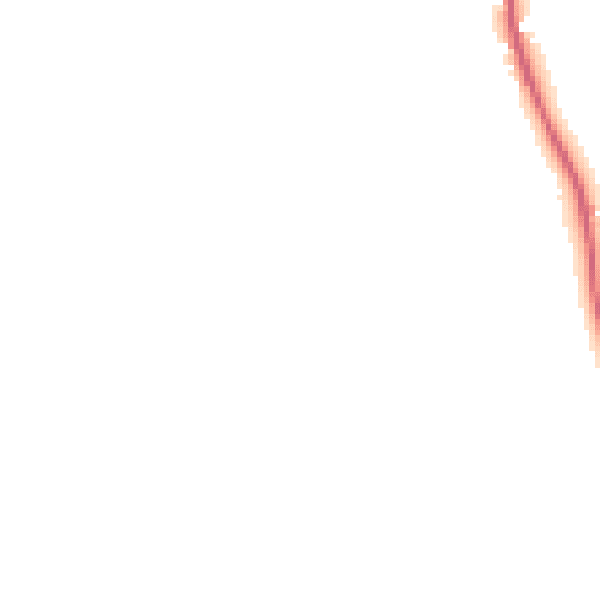 Night-time road noise heatmap for EX8 5GZ
