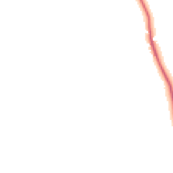 Night-time road noise heatmap for EX8 5HS
