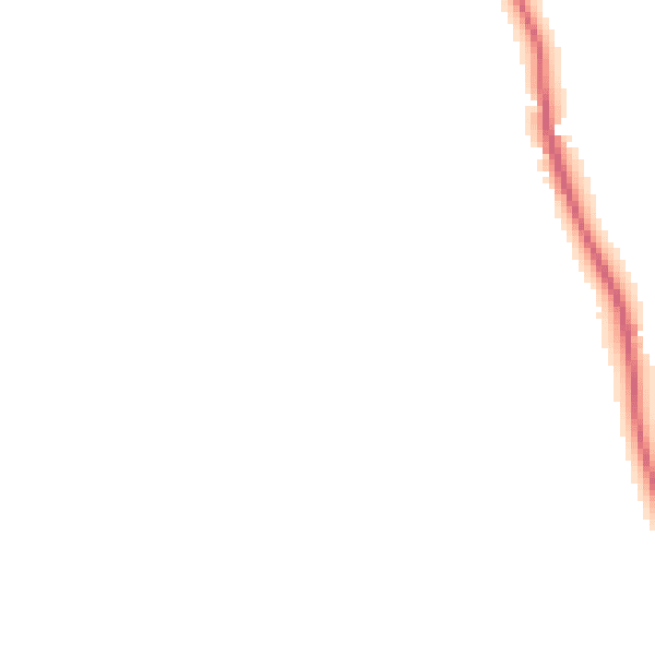 Night-time road noise heatmap for EX8 5JB