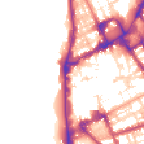 Daytime road noise heatmap for FY1 1ET