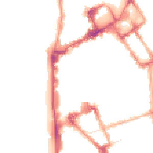 Night-time road noise heatmap for FY1 1HT