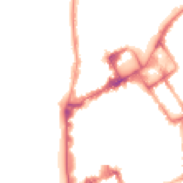 Night-time road noise heatmap for FY1 1LB