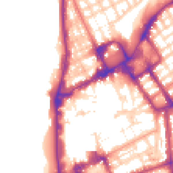 Daytime road noise heatmap for FY1 1LF