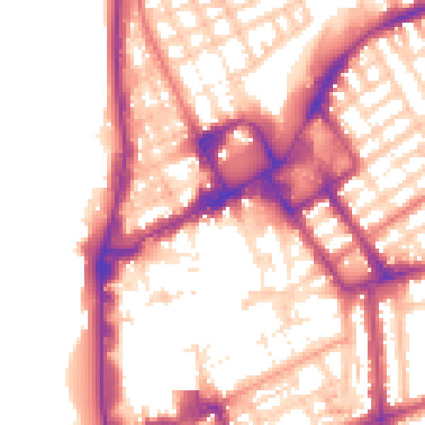 Daytime road noise heatmap for FY1 1LR