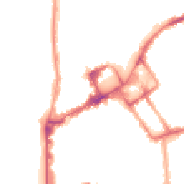 Night-time road noise heatmap for FY1 1PU