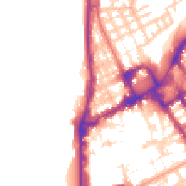 Daytime road noise heatmap for FY1 1RE