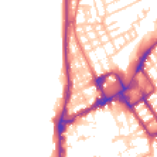 Daytime road noise heatmap for FY1 1RL