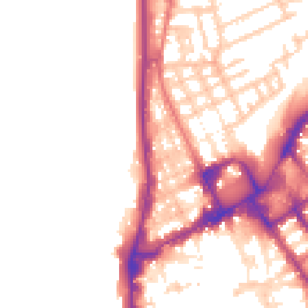 Daytime road noise heatmap for FY1 1RT