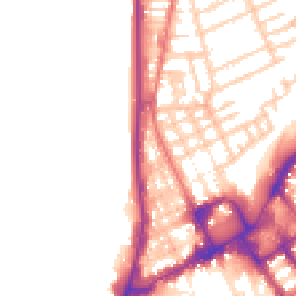Daytime road noise heatmap for FY1 1SB