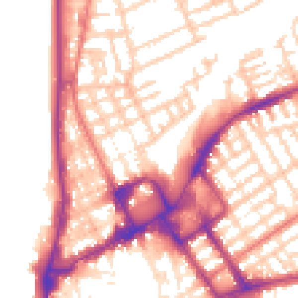 Daytime road noise heatmap for FY1 2BW