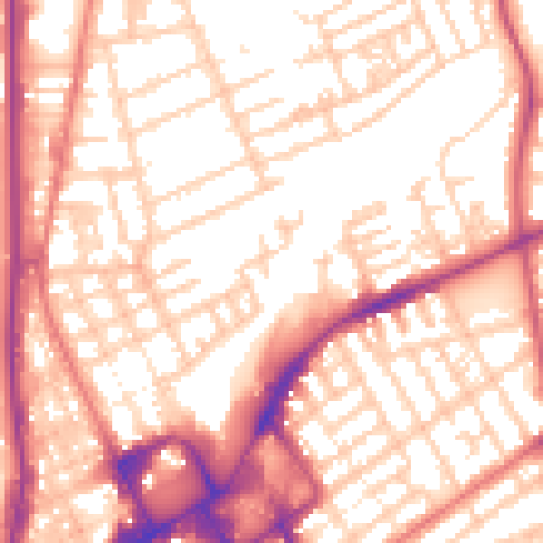 Daytime road noise heatmap for FY1 2EE