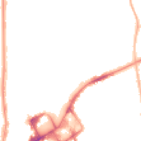 Night-time road noise heatmap for FY1 2EE