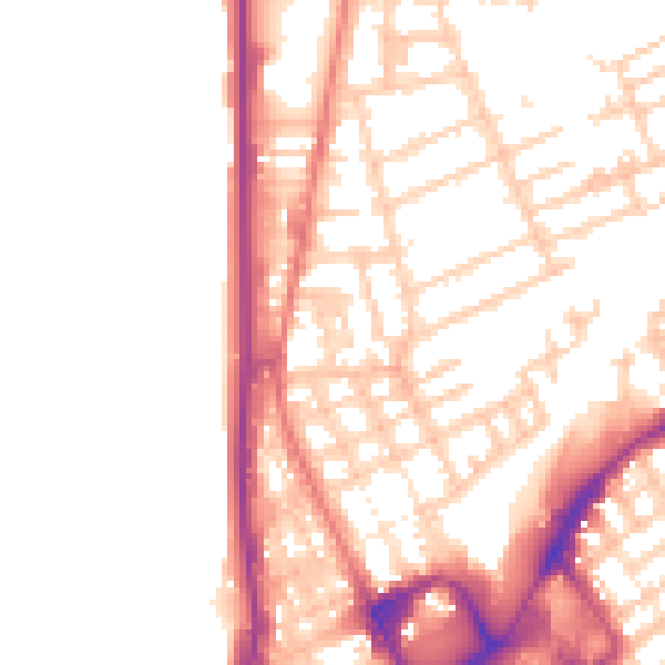 Daytime road noise heatmap for FY1 2HS
