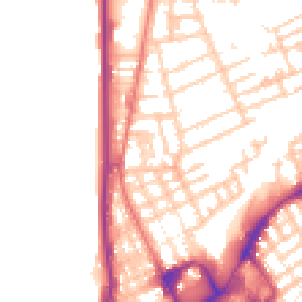 Daytime road noise heatmap for FY1 2HT