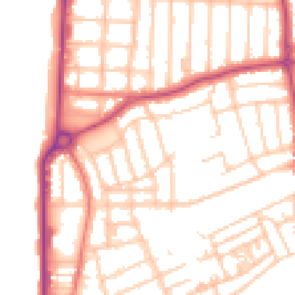 Daytime road noise heatmap for FY1 2LU