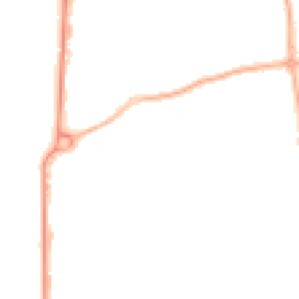 Night-time road noise heatmap for FY1 2LU