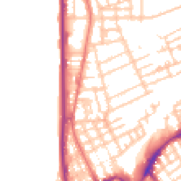Daytime road noise heatmap for FY1 2NH