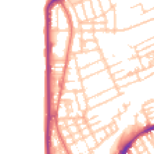Daytime road noise heatmap for FY1 2NP