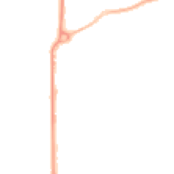Night-time road noise heatmap for FY1 2NT