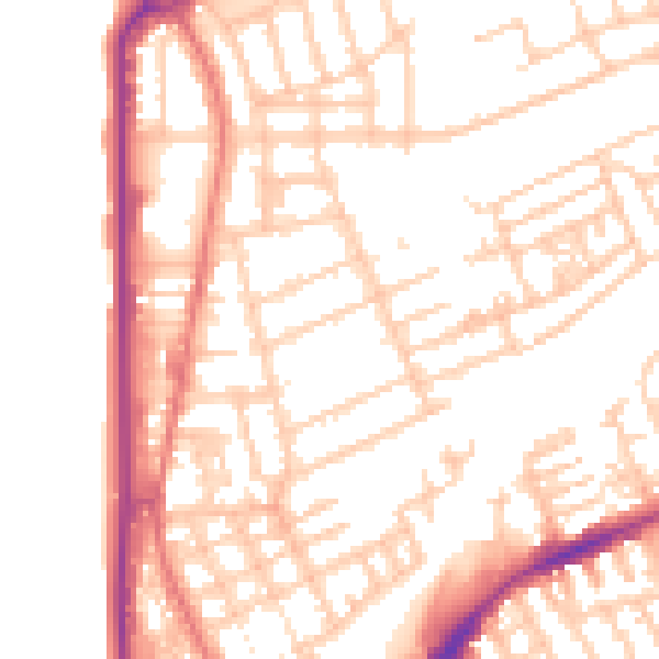 Daytime road noise heatmap for FY1 2PP