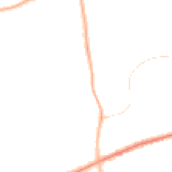 Night-time road noise heatmap for FY1 2QL