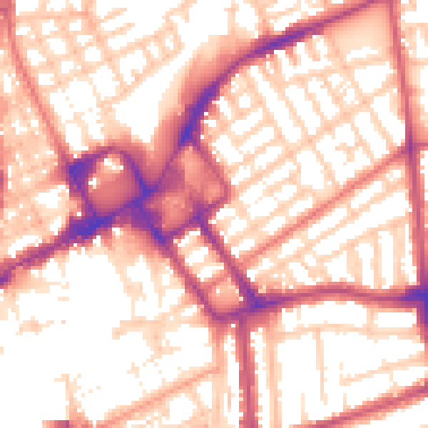 Daytime road noise heatmap for FY1 3DB