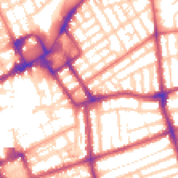 Daytime road noise heatmap for FY1 3DX