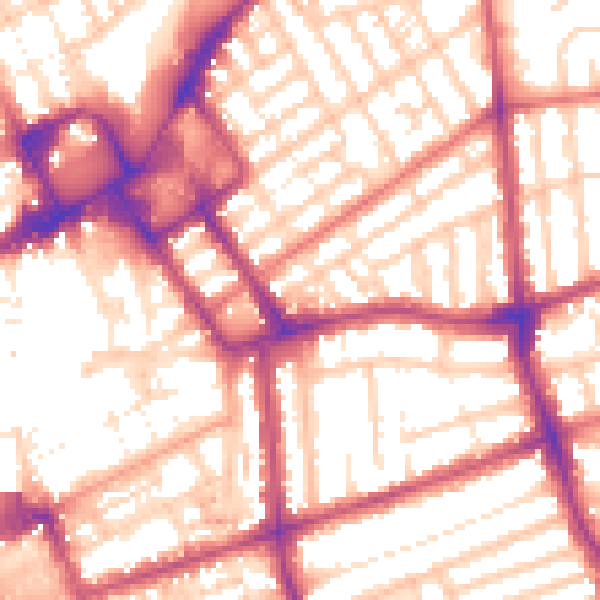 Daytime road noise heatmap for FY1 3LT