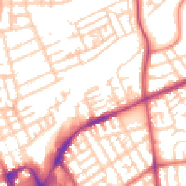 Daytime road noise heatmap for FY1 3RD