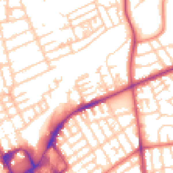 Daytime road noise heatmap for FY1 3RF